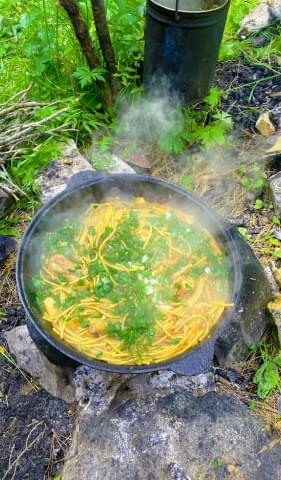 Обед, приготовленный и&nbsp;съеденный на природе, всегда вкуснее